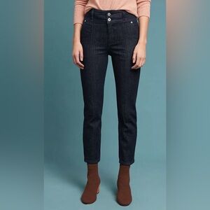 Pilcro and the Letterpress High Rise Slim Straight Jean